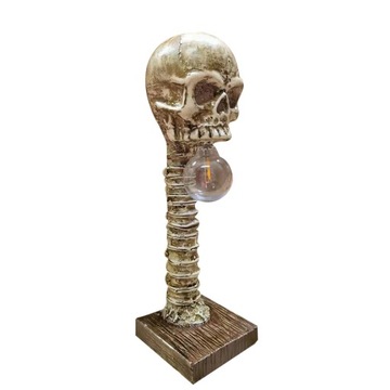 Halloween czaszka z horroru lampa 3D posąg z żywic