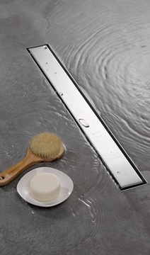 ЛИНЕЙНЫЙ СЛИВ 2в1 ЗОЛОТО BRUSHED для плитки 80 см