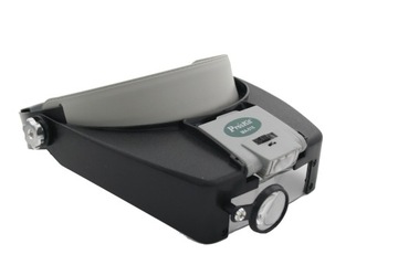 PROSKIT OPASKA Z LUPĄ LED NA GŁOWĘ