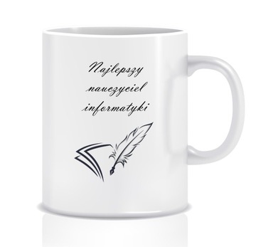 Kubek dla nauczyciela informatyki (najlepszy nauczyciel informatyki)