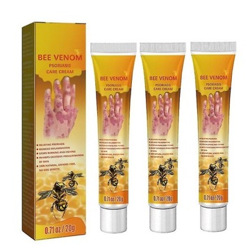 2pcs Bee Venom Psoriasis Treatment Cream, New