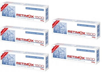 5 x MAŚĆ OCHRONNA Z WITAMINĄ A RETIMAX 1500