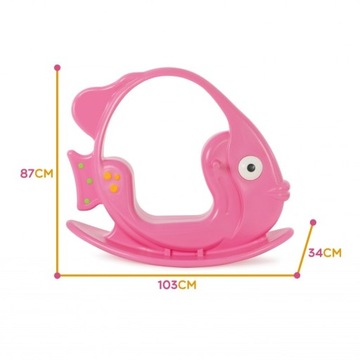 WOOPIE Rocking Fish Pink до 35 кг.