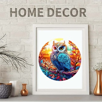 ДЕРЕВЯННЫЙ ПАЗЛ ДЛЯ ВЗРОСЛЫХ ДЕТЕЙ 145 ПРЕДМЕТОВ СОВА ПОДАРОК ​​ДЕТЯМ