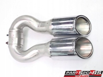 2X ВЫХЛОПНЫЕ НАКЛАДКИ ХРОМИРОВАННЫЕ AUDI Q7 4L 4L0253825B