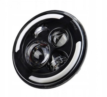 LAMPA LED PRZEDNIA HOMOLOGACJA MOTOCYKL REFLEKTOR