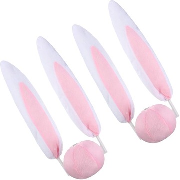 Пасхальное украшение автомобиля Уши оленя Нос зайчика