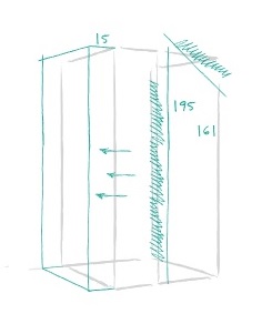Душевая дверь RADAWAY Torrenta DWJS 150x195 ЛЕВАЯ