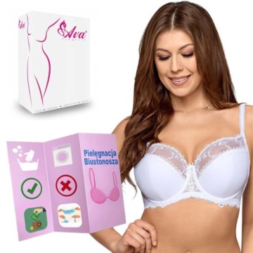 AVA biustonosz AV-1030 SEMI-SOFT Biały 90E