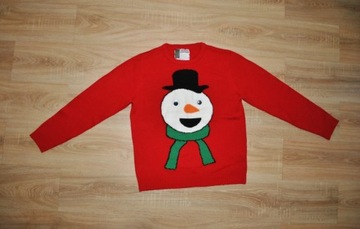 ŚWIĘTA świąteczny sweter BAŁWANEK r. L