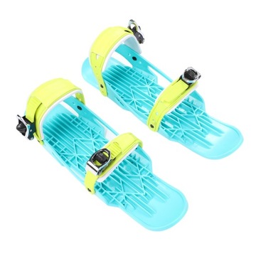 Мини-лыжные коньки, нейлоновые портативные регулируемые короткие коньки BI