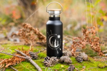 Термобутылка THERMOS ENGRAVED детская именной кружка