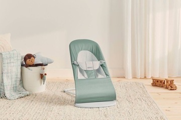 СТУЛ BABYBJORN BALANCE SOFT 2IN1 СТУЛ ТКАНЫЙ/ДЖЕРСИ ЗЕЛЕНЫЙ/СЕРЫЙ