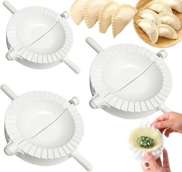 FOREMKI FORMA MASZYNKA DO PIEROGÓW USZEK 3 szt