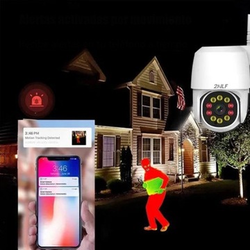 WIFI IP УМНАЯ НАРУЖНАЯ ВРАЩАЮЩАЯСЯ FULL HD КАМЕРА С ЗУМОМ 2 МП