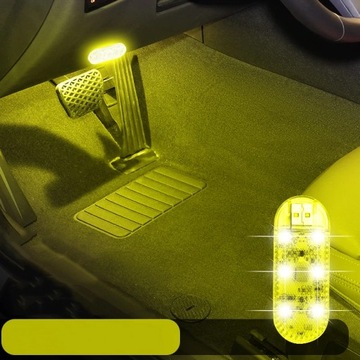 High Brightness LED Touch Light USB Charging Car Interior Lighting Magic