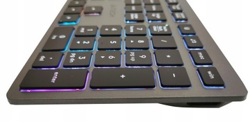 SLIM A4Tech FX60H HUB USB-клавиатура с подсветкой