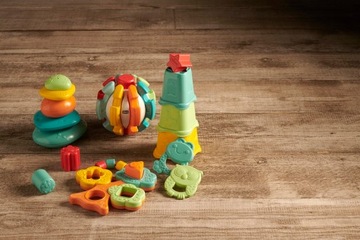 Chicco Eco+ Wieża kubeczki 2w1 sorter układanka