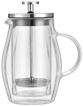 Zaparzacz szklany do kawy herbaty 350ml dzbanek French Press KLAUSBERG 7682