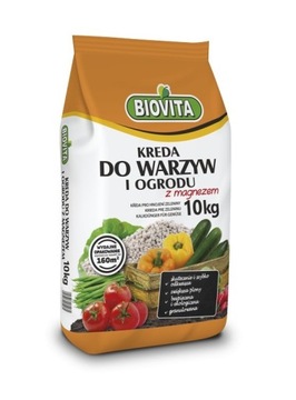 BIOVITA Nawóz wapno granulat KREDA DO WARZYW 10KG