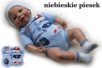Body pajacyk nadruk 56 krótki rękaw bawełniane