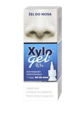 XYLOGEL 0,1% lek na katar atomizer żel do nosa 10g