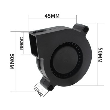 2x 50-мм вентилятор 24 В 5015 Двойной подшипник