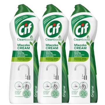 Cif Cream Mleczko do czyszczenia Original 3x780g