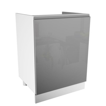 Szafka pod zlew ASPEN 2 D60Z-L LEWA Szary Połysk