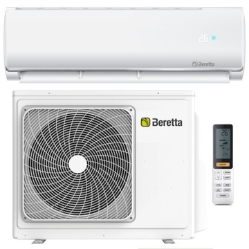 BERETTA BREVA 9000-1 KLIMATYZATOR ŚCIENNY SPLIT 2,6kW GRZANIE CHŁODZENIE