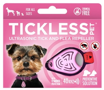 Tickless Pet Przeciwko kleszczom dla zwierząt RÓŻ