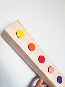 Sorter na kredki Montessori 9 kolorów