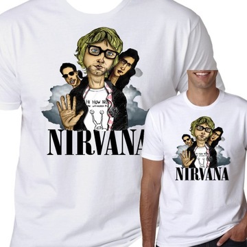 T-Shirt KOSZULKA NIRVANA KURT COBAIN L 0853