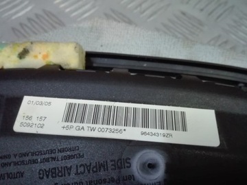 AIRBAG SEDADLO PRAVÝ CITROEN C3 PLURIEL FACELIFT