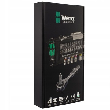 WERA Набор насадок для ключей + ТРЕЩОТКА 1/4