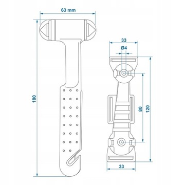 Ремни лобового стекла HAMMER Life Safety RESCUE + монтажная ручка