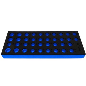 Пенопластовая вставка для розеток и ключей на тележке