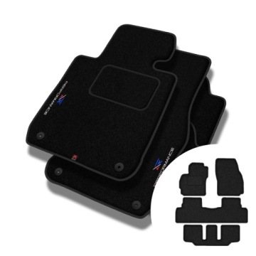 Velurové koberce Performance pro Mazda 5 I 1999-2005 7 osob
