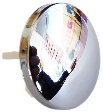 ZAŚLEPKA OTWORU PRZELEWU UMYWALKI CHROMOWANA FI25