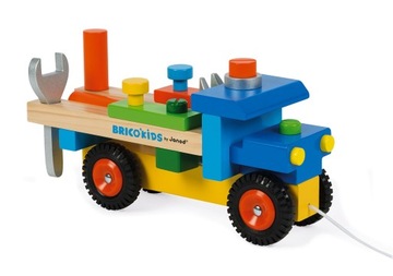 Большой деревянный складной грузовик JANOD, AUTO POJAZD DIY 2+