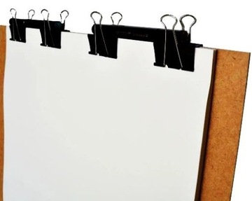 Rysownica 50x70 70x50 cm papier offset + 4 klipsy