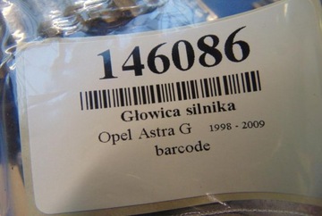 HLAVA MOTORU OPEL ASTRA G 1.6 16V BENZÍN R90400210
