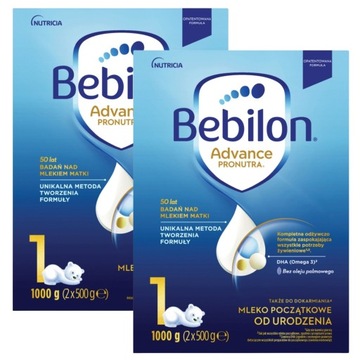 Bebilon 1 Pronutra Advance mleko początkowe od urodzenia 1000 g
