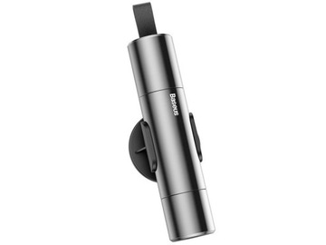 АВТОМОБИЛЬНЫЙ СПАСАТЕЛЬНЫЙ КОМПЛЕКТ BASEUS МОЛОТОК ОКОННЫЙ МОЛОТОК НОЖ РЕЗКА ДЛЯ РЕМНЯ БЕЗОПАСНОСТИ