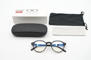 ПРОЗРАЧНЫЕ ПРОЗРАЧНЫЕ ОЧКИ С ФИЛЬТРОМ СИНЕГО СВЕТА + аксессуары