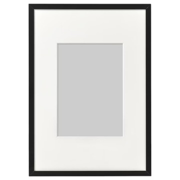 IKEA LOMVIKEN Ramka, Czarny, 21x30 cm A4