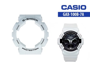 Bezel CASIO GAX-100B BIAŁY CZARNE NAPISY ORYGINALNY