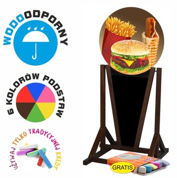 Wodoodporny potykacz GASTRONOMICZNY - KREDA GRATIS