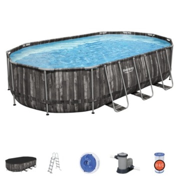 Basen ogrodowy owalny 5611R Bestway 610x366x122 cm