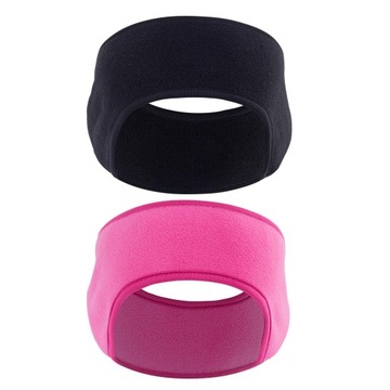 2x Ear Warmers Headband, Earmuff Fleece Winter Ear